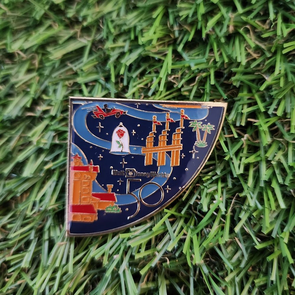 Walt Disney World 50th Anniv. Map (Open) Blind Box Pin HOLLYWOOD STUDIOS RIGHT